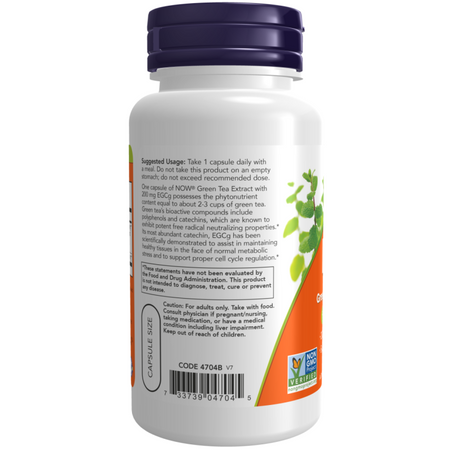 Now Foods EGCg Green Tea Extract 400 mg 180 kapslí