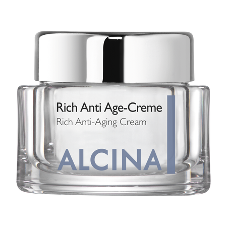 ALCINA For dry skin Rich Anti-Age Cream – bohatý protistárnoucí krém pro zralou, velmi suchou pleť, 50 ml