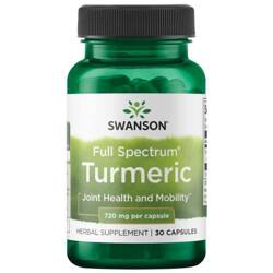 Swanson Full Spectrum Turmeric 720 mg 30 kapslí