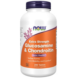 Now Foods Glukosamin a Chondroitin Extra Strength 240 tablet