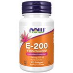 Now Foods Vitamin E-200 D-Alpha Tocopheryl 100 kapslí