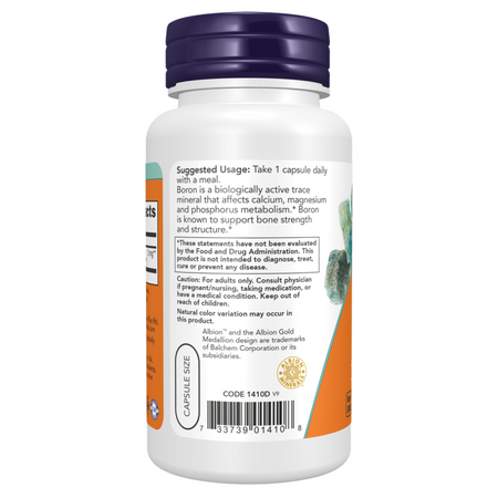 Now Foods Boron 3 mg 250 kapslí