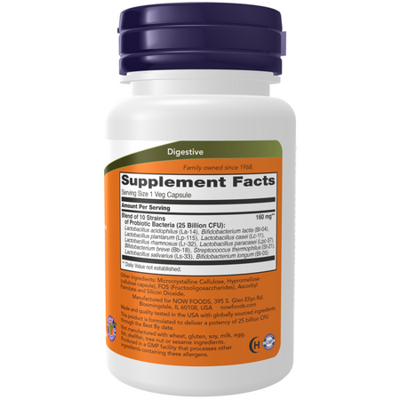 Now Foods Probiotic-10 25 Billion 50 kapslí