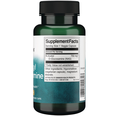 Swanson N-Acetyl D-Glucosamine (NAG) 750 mg 60 veg kapslí