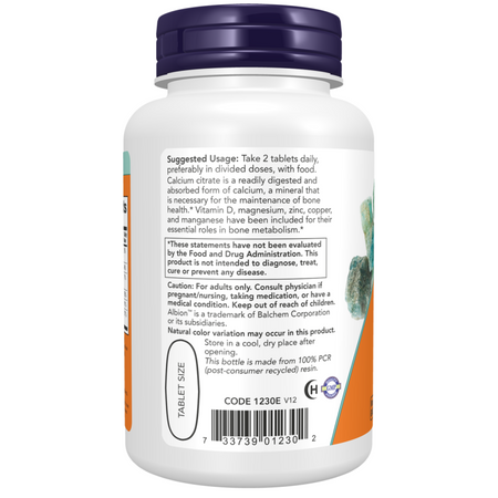 Now Foods Calcium Citrate 250 tablet