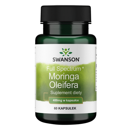 Swanson Moringa Olejodárná (Moringa Oleifera) 400 mg 60 kapslí