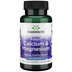 Swanson Albion Vápník a Magnézium 60 kapslí