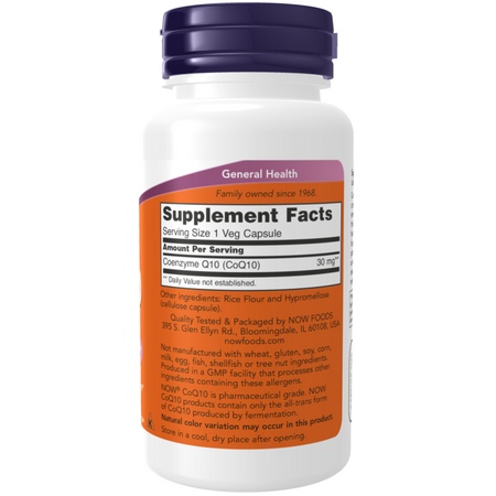 Now Foods Koenzym Q10 30 mg 240 kapslí