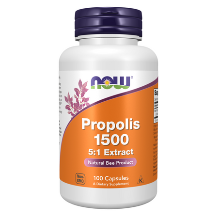 Now Foods Propolis 1500 5:1 Extrac 100 kapslí