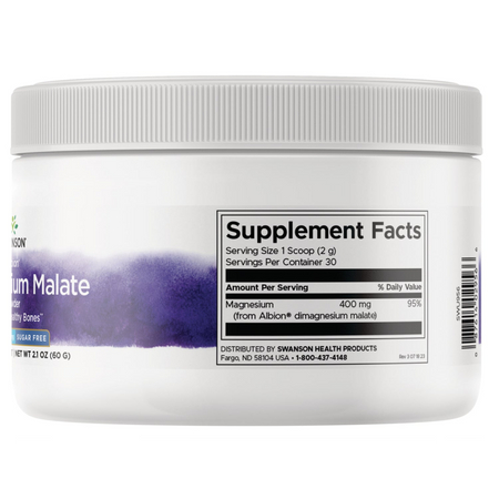 Swanson Albion DiMagnesium Malate Pudr 60 g