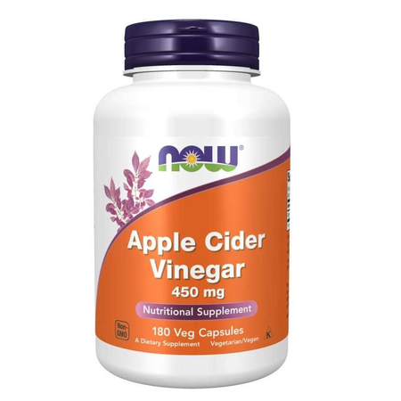 Now Foods  Apple Cider Vinegar 450 mg 180 kapslí