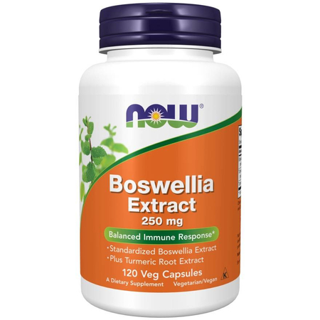 Now Foods Boswellia Extract 250 mg 120 kapslí