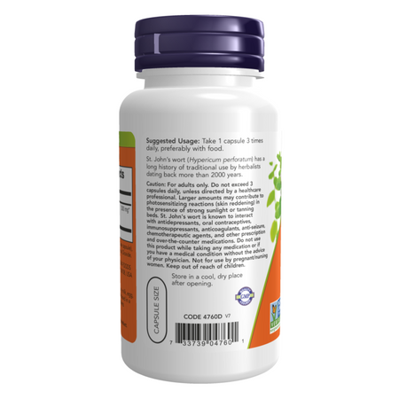 Now Foods Třezalka (St. John's Wort) 300 mg Extract 100 veg kapsli