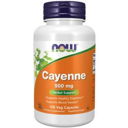 Now Foods Cayenne 500 mg 100 kapslí