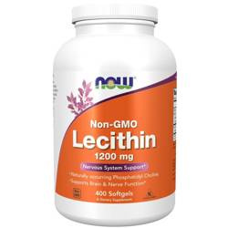 Now Foods Lecitin bez GMO 1200 mg 400 kapslí