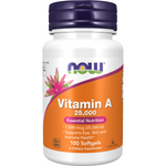 Now Foods Vitamín A 25000 iu 100 kapslí