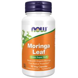 Now Foods Moringa Leaf 400 mg 60 kapslí