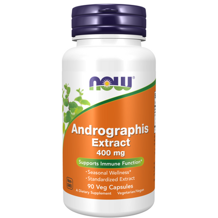 Now Foods Andrographis 400 mg Extract 90 kapslí
