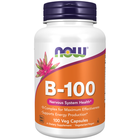 Now Foods Vitamin B-100 Complex 100 veg kapslí