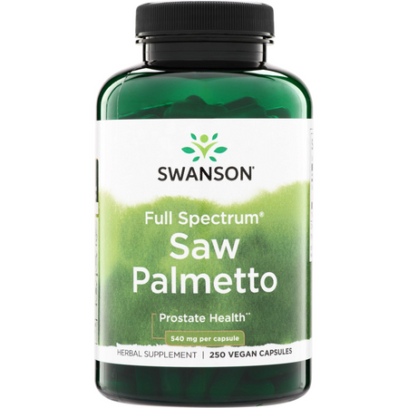 Swanson Full Spectrum Saw Palmetto 540 mg 250 kapslí