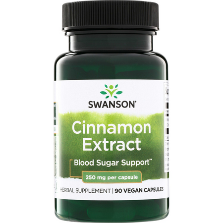 Swanson Skořice (Cinnamon) Extract 90 kapslí