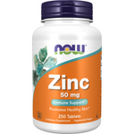 Now Foods Glukonát Zinečnatý 50 mg 250 tablet