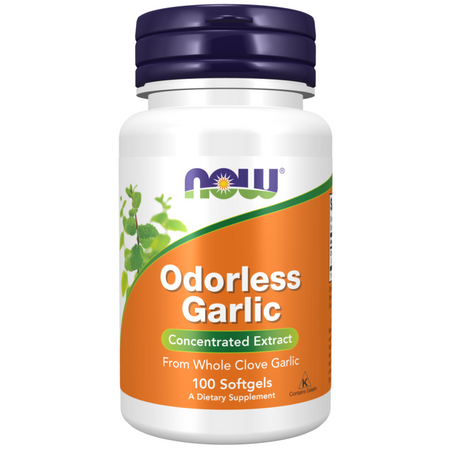 Now Foods Odorless Garlic 100 kapslí