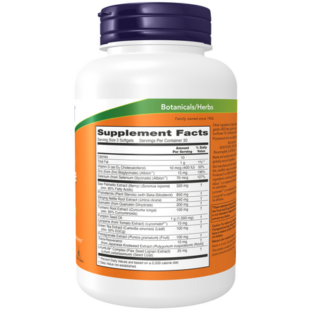 Now Foods Prostate Health Clinical Strength 180 kapslí