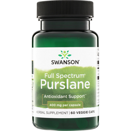 Swanson Full Spectrum Purslane 400 mg 60 kapslí