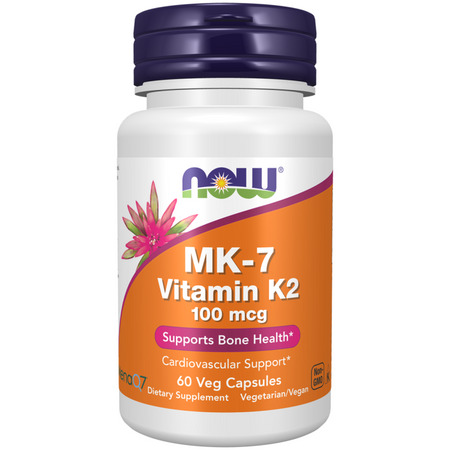 Now Foods MK-7 Vitamin K-2 100 mcg 60 veg kapslí