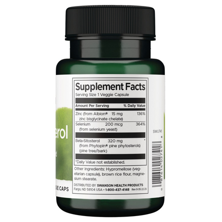 Swanson Beta-Sitosterol 320 mg 30 kapslí