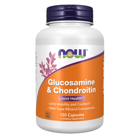Now Foods Glukosamin, Chondroitin a Trace Minerals 120 veg kapslí