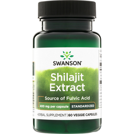 Swanson Shilajit (Mumio) Extract 60 kapslí