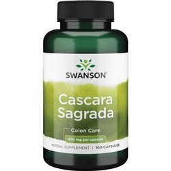 Swanson Cascara Sagrada 450 mg 100 kapslí