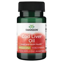 Swanson Olej z Tresčích Jater (Cod Liver Oil) 700 mg 30 kapslí