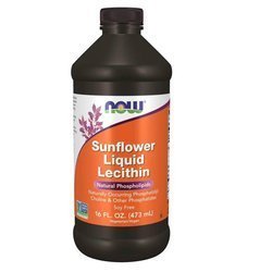Now Foods Sunflower Liquid Lecithin 473 ml tekutý