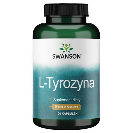 Swanson L-Tyrosin 500 mg 100 kapslí