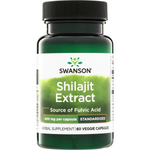 Swanson Shilajit (Mumio) Extract 60 kapslí