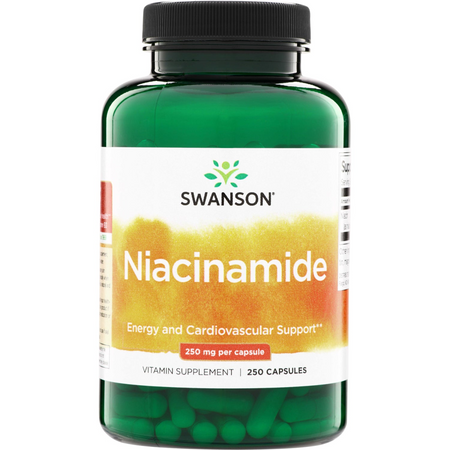 Swanson Niacin 250 mg 250 kapslí