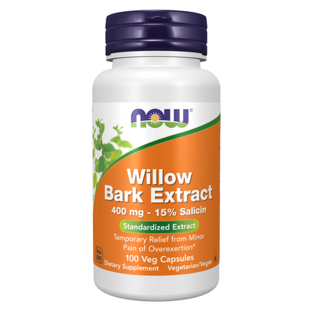 Now Foods Vrba (Willow Bark) Extract 400 mg 100 kapslí