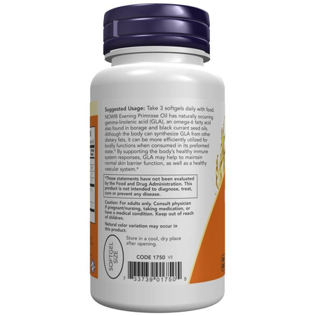 Now Foods Evening Primrose Oil 500 mg 250 kapslí