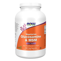 Now Foods Glucosamine a MSM (Vegetarian) 240 kapslí