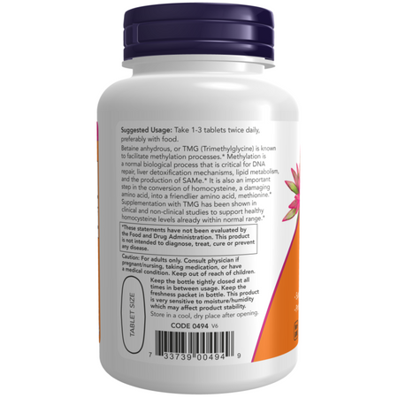 Now Foods TMG 1000 mg 100 tablet