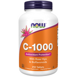 Now Foods Vitamín C 1000 mg s Šípkem + Bioflavonoidy 250 tablet