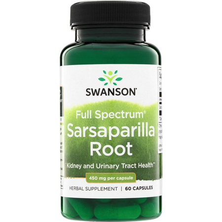 Swanson Smilax Lékařský (Sarsaparilla) 450 mg 60 kapslí