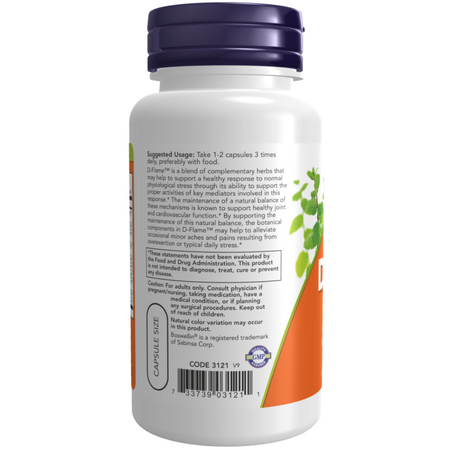 Now Foods D-Flame 90 veg kapslí