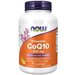 Now Foods Koenzym Q10 200 mg 90 cucací tablety