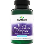 Swanson Triple Magnesium Complex 400 mg 100 kapslí