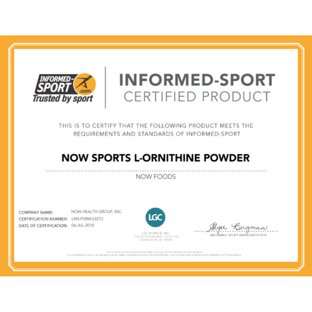 Now Foods L-Ornithine Powder 227 g