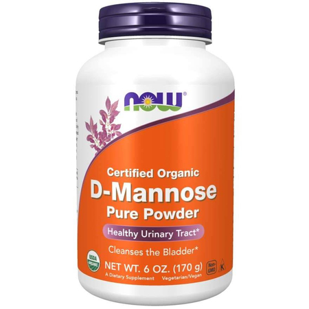Now Foods D-Mannose Organic Pure Powder 170 g